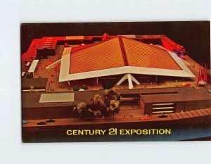 Postcard Coliseum 21, Century 21 Exposition, Seattle, Washington
