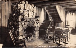 PC1/ Big Moose Lake Adirondacks New York RPPC Postcard Waldheim Camp173