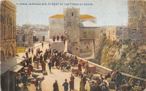 US5748 jerusalem israel street of the tower of david