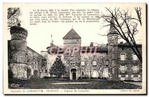 Old Postcard Memories of Lamartine St Point Chateau de Lamartine