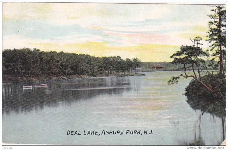 Deal Lake , ASBURY PARK , New Jersey , PU-1907