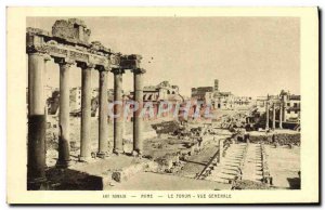 Postcard Ancient Rome Forum Generale View