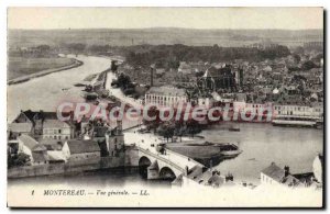 Old Postcard Montereau General view