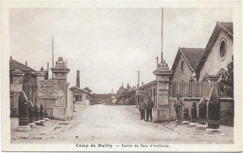 France Military Camp de Mailly Entree du Parc D'Artillerie 01.30