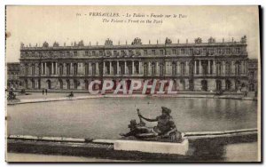 Old Postcard Versailles Palace Facade Le Parc