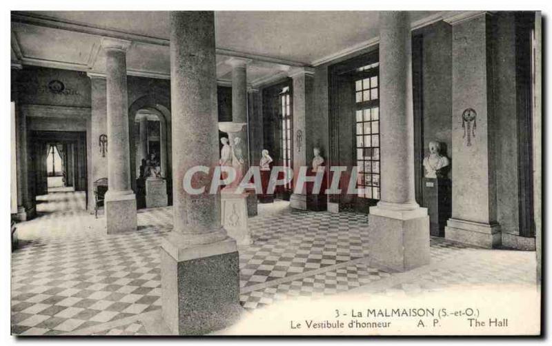 Rueil Malmaison - Napoleon - The Vestible d & # 39Honneur The Hall - Old Post...