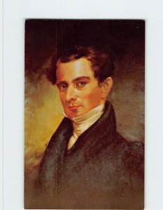 Postcard Stephen F. Austin By Robert Joy, San Jacinto Museum, La Porte, Texas