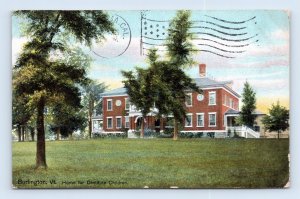 Home For Destitute Children Burlington Vermont VT 1910 DB Postcard P14