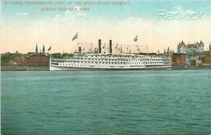 Steamer, NY, Albany, New York City, Adirondack, Hudson River, Reichner No. 1205
