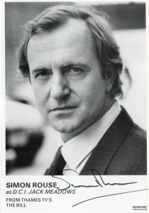 Simon Rouse as Jack Meadows The Bill ITV Hand Signed Cast Card