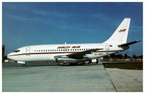 Haiti Air Boeing 737 2T5 Advanced Airplane Postcard 1985