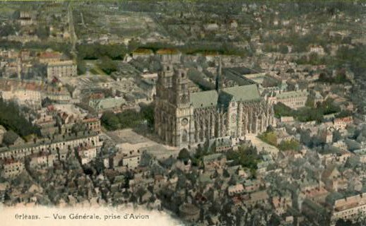 France - Orleans, Aerial View