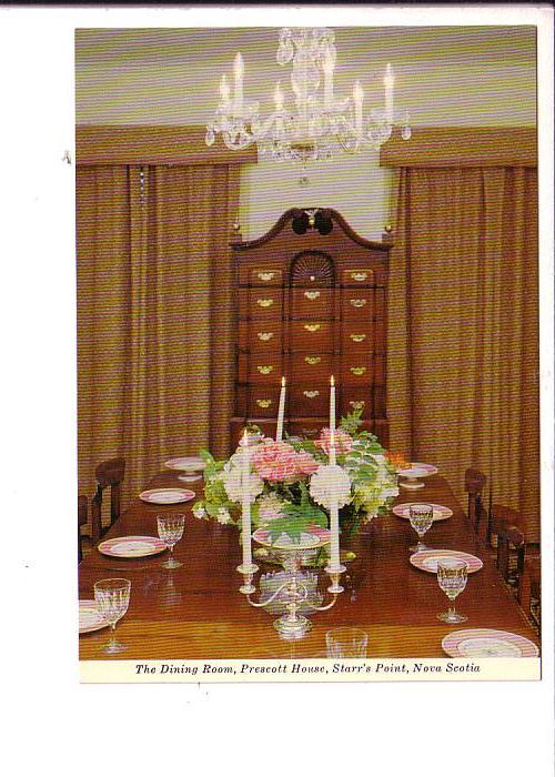 Dining Room, Prescott House, Starr's Point, Nova Scotia, Interior