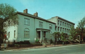 Postcard Facade Valentine Museum Wickman House Granville Gray Richmond VA