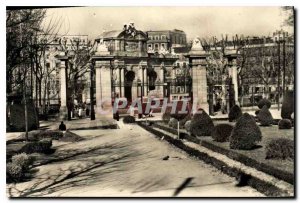 Postcard Old Madrid Retiro and the Puerta de Alcal?