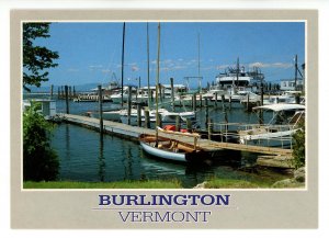 VT - Burlington. Lake Champlain Ferry  Docks   (Continental Size)