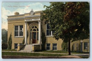 Zumbrota Minnesota MN Postcard Public Library Building Exterior 1913 Antique