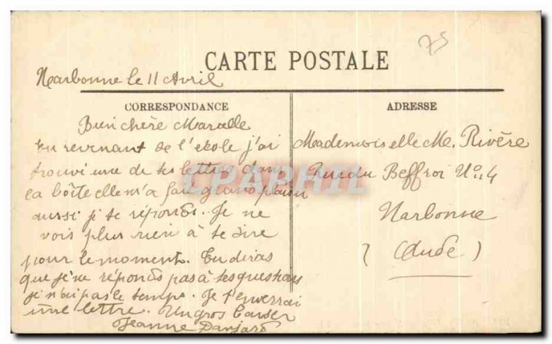 Old Postcard Paris Notre Dame