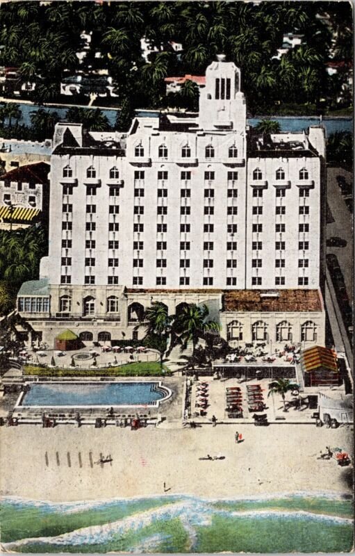 Robert Richter Aristocrat Miami Beach FL Florida Postcard Cancel PM WOB Note VTG