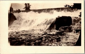 RPPC St. Regis Falls, Malone NY Vintage Postcard Q37
