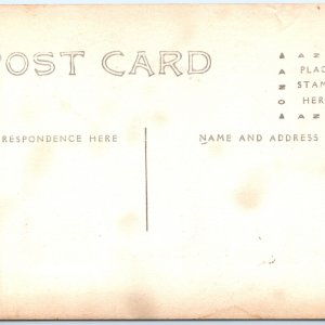 c1910s US Mystery Lake Lodge Inn RPPC Camp Real Photo Dock Resort Postcard A96