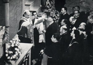 Pope Paul VI Vist Grotto of Annunciation,Nazareth,Israel