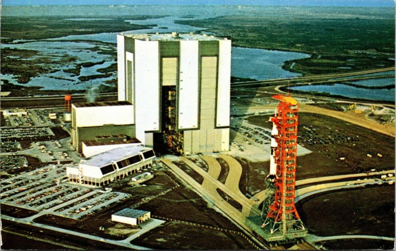 JOHN F KENNEDY SPACE CENTER, FL NASA's AERIAL BUILDING 1967  