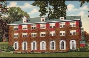 Postcard Reed's Dormitory & Lamson Library Plymouth Teachers College NH K4