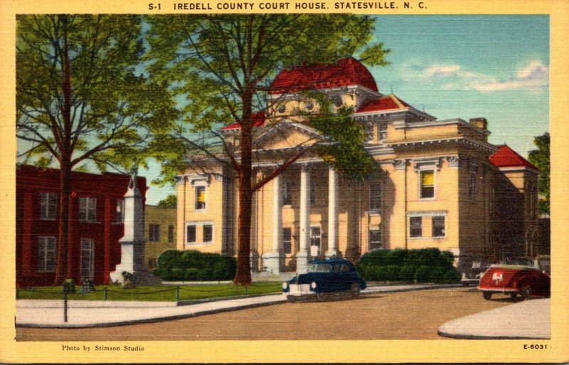 South Carolina Statesville Iredell County Court House