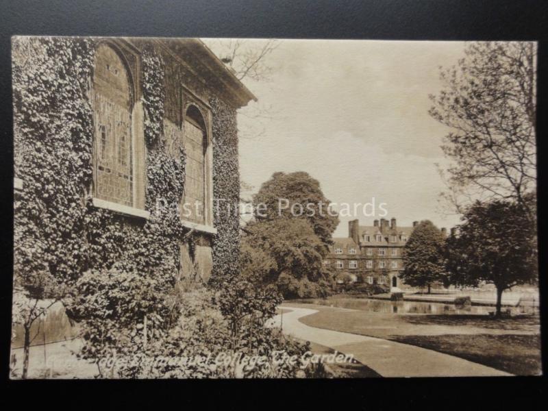 Cambridge: Emmanuel College & Garden c1914 by F.Frith & Co. No.66860