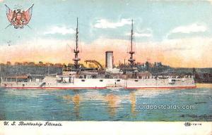 US Battleship Illinois Military Battleship 1909 