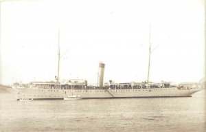 unidentified Real Photo Steamer Ship 