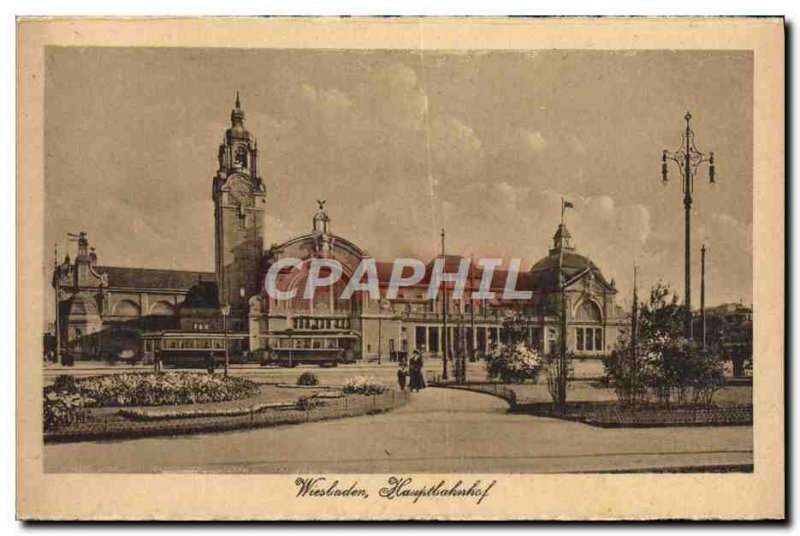 Old Postcard Wiesbaden Hauptlaherhof