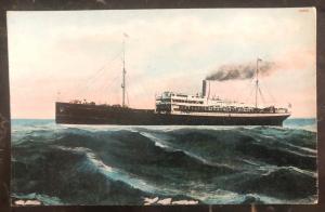 Mint Germany Picture Postcard Universal Postal Union Passenger Ship