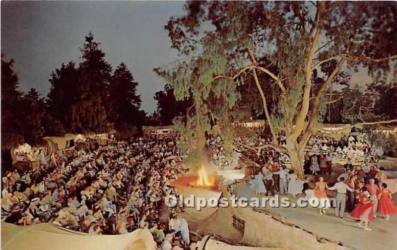 Knott's Berry Farm, Ghost Town, California, CA, USA Postcard Square Danc...