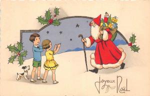 B86314 toys and children france mistletoe santa claus father christmas papa noel