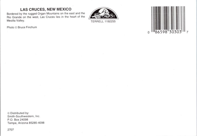Continental Postcard Las Cruces, New Mexico CF1