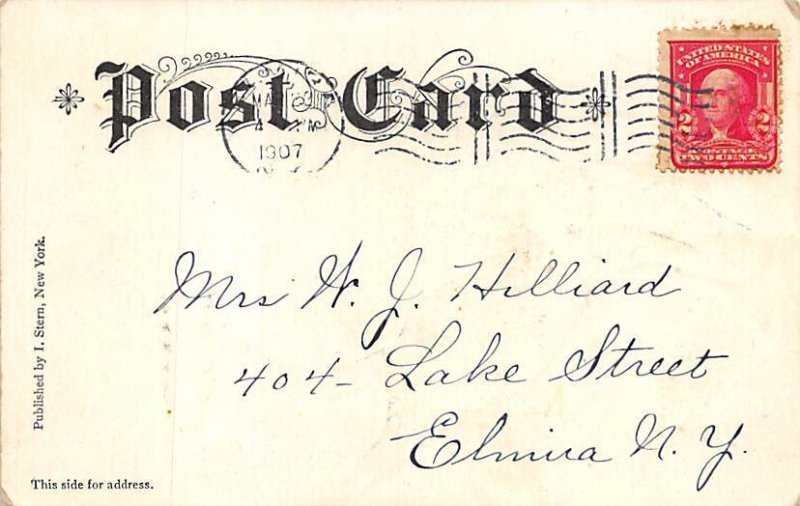 May all your troubles be little ones Birth Announcement 1907 