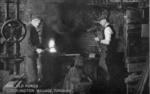 THE OLD FORGE Cockington Village, Torquay Devon England c1910s Vintage Postcard