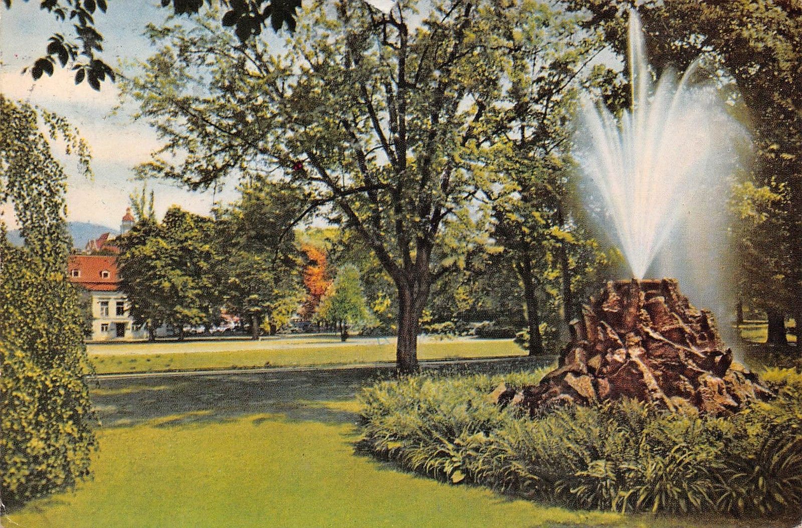 Germany Baden Baden Lichtentaler Allee Hippostcard