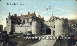 Stirling Castle Scotland, Escocia Unused 