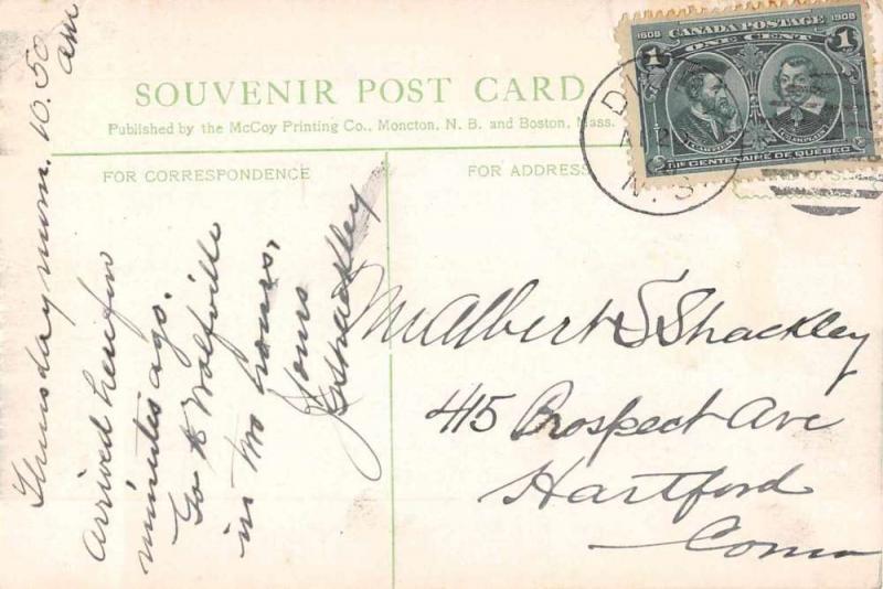 Digby Nova Scota Canada Part of Water Front Scenic View Antique Postcard J63329