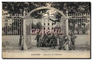 Postcard Old Army Barracks Castres area of ​​& # 39Ardaille