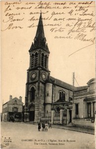 CPA Garches Eglise Rue de Suresnes (1314464)