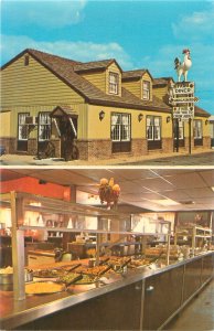 Elizabethtown PA Lancaster County Farm Diner Rt 230 Chrome Postcard Unused