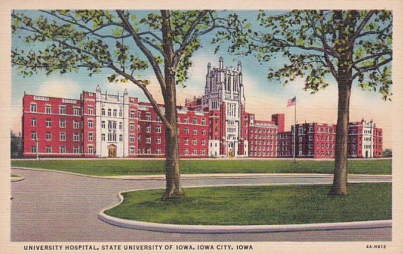 Iowa Iowa City University Hospital State University Of Iowa 1939 Curteich
