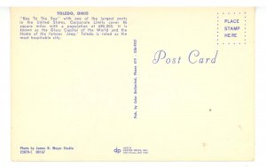 OH - Toledo. Bird's Eye View at Night