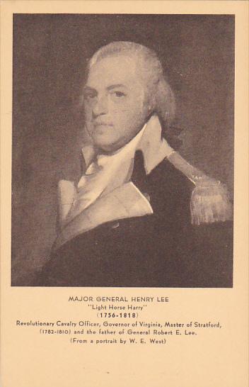 Major General Henry Lee