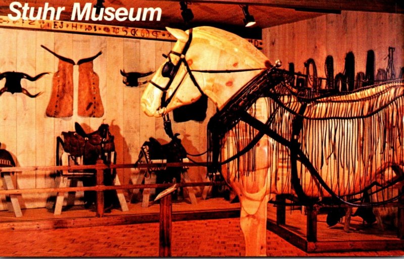 Nebraska Grand Island Stuhr Museum Sculptured Percheron Horse