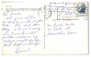 Basic Trainees Dry Fire M1 Carbines at Lackland AFB San Antonio, TX Postcard